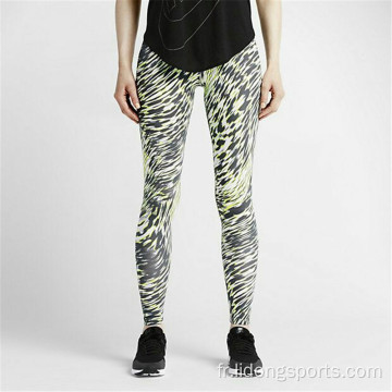 Femmes Leggings de fitness de gymnase de sports actifs personnalisés